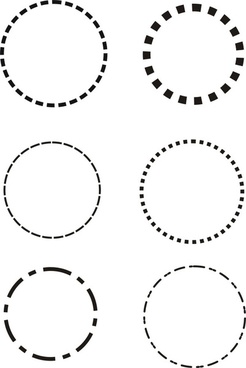 246x368 Vector Circle Dotted Lines Free Vector Download