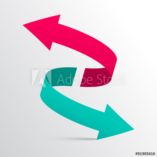 Double Arrow Vector Logotype Symbol 500x500 Double Arrow Vector Logotype Symbol