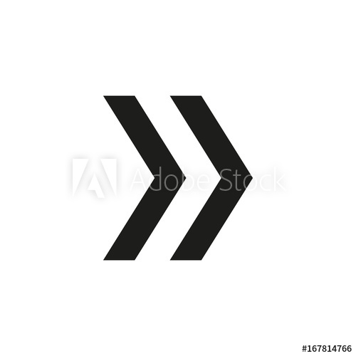 Double Arrow Vector 500x500 Double Arrow Vector