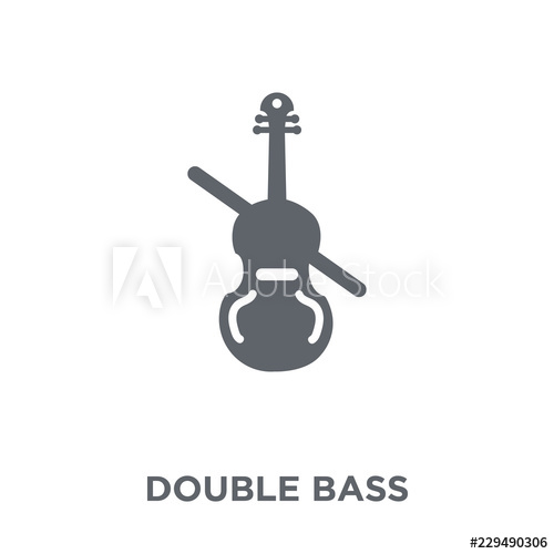 500x500 Double Bass Icon From Music Collection