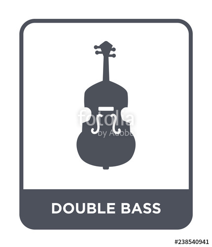 430x500 Double Bass Icon Vector Stock Image And Royalty Free Vector