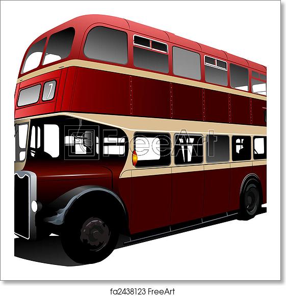 Free Art Print Of London Double Decker Red Bus Vector 561x581 Free Art Print Of London Double Decker Red Bus Vector