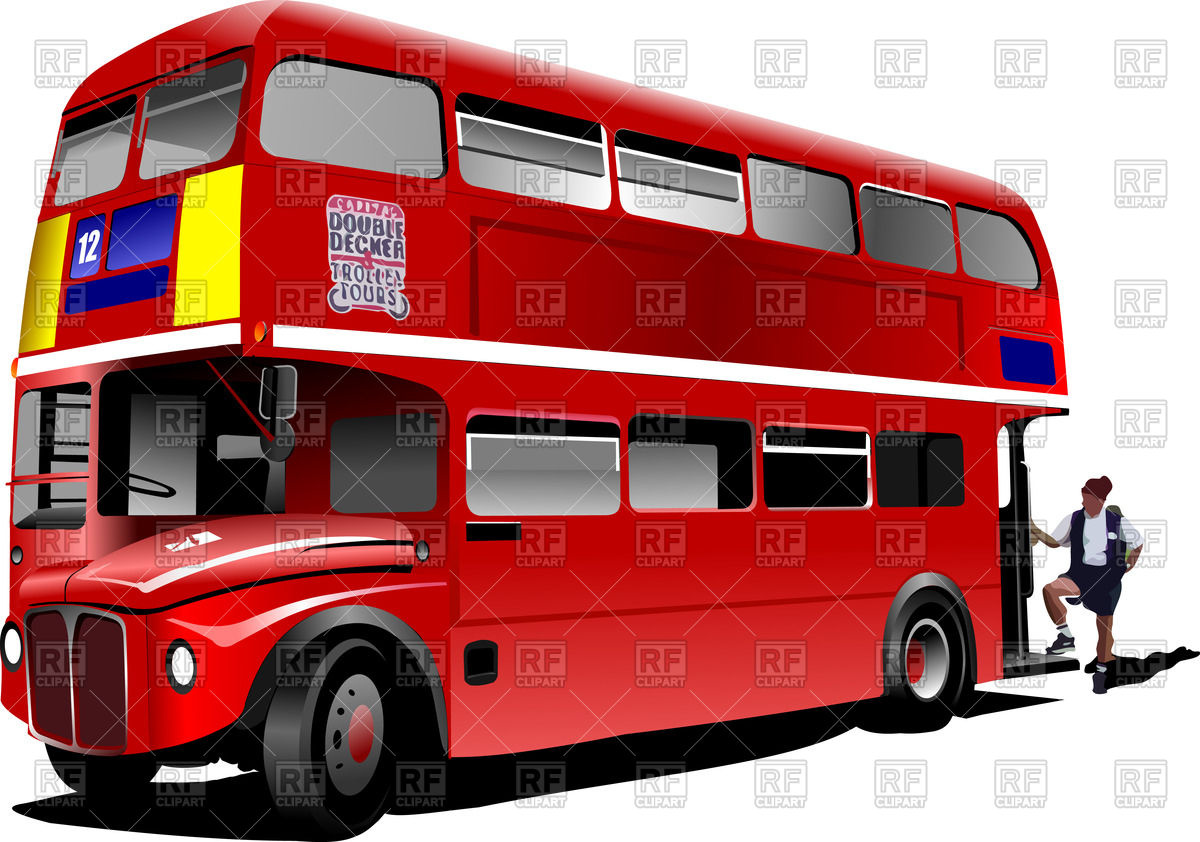 Download Double Decker Bus Vector at Vectorified.com | Collection ...