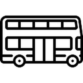 Double Decker Bus Clipart Black And White 338x338 Double Decker Bus Clipart Black And White