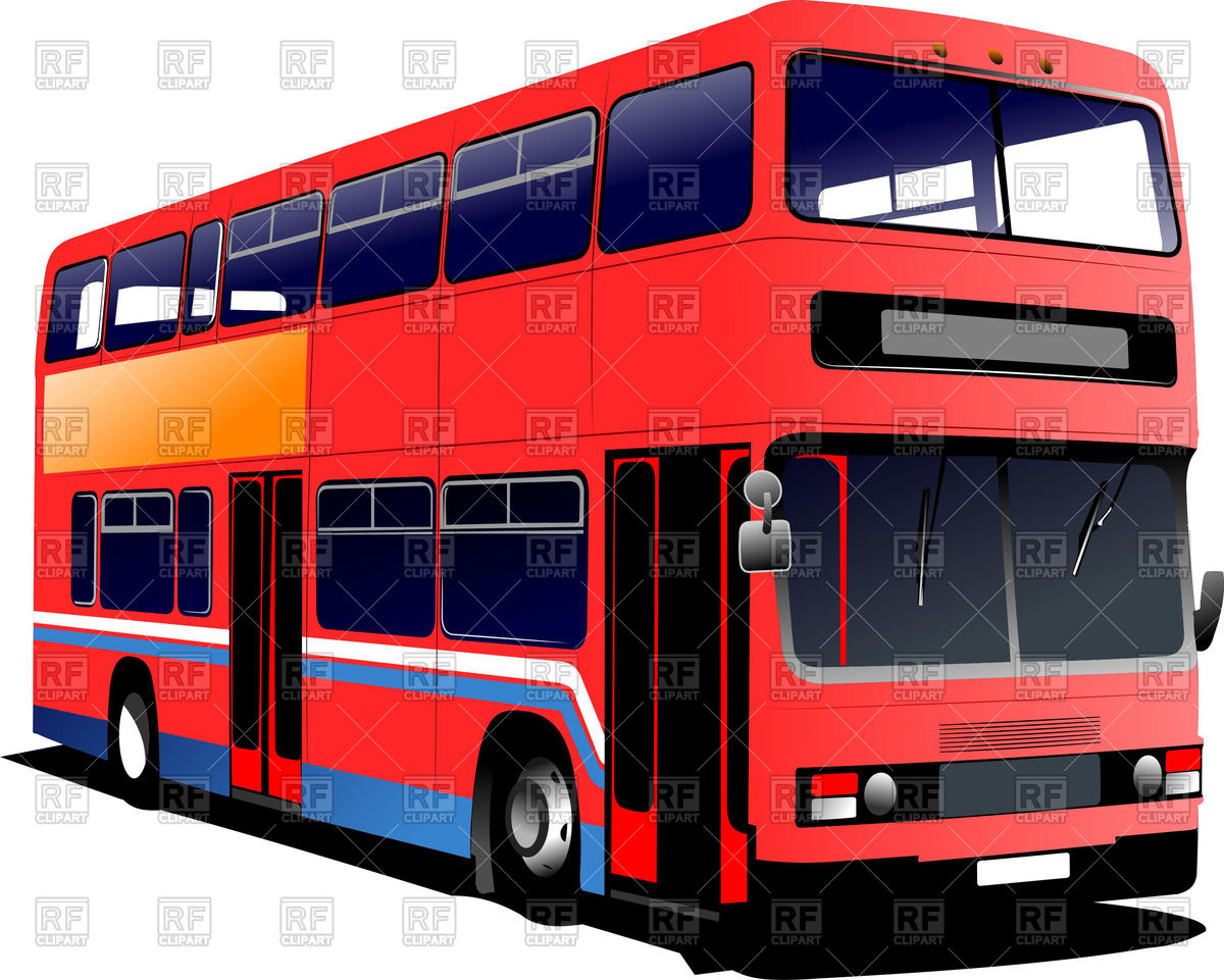 Modern London Double Decker Bus Vector Image Of Transportation 1200x961 Modern London Double Decker Bus Vector Image Of Transportation