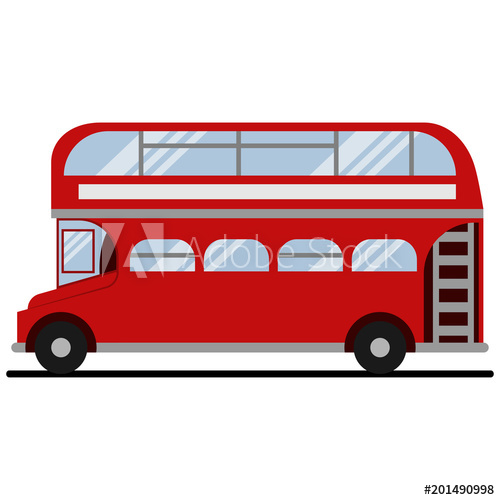 Red Double Decker London Bus Vector Flat Icon Of City Tourist 500x500 Red Double Decker London Bus Vector Flat Icon Of City Tourist