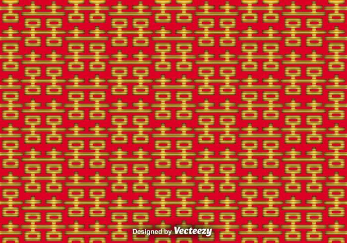 Vector Double Happiness Seamless Pattern Free Graphics 700x490 Vector Double Happiness Seamless Pattern Free Graphics