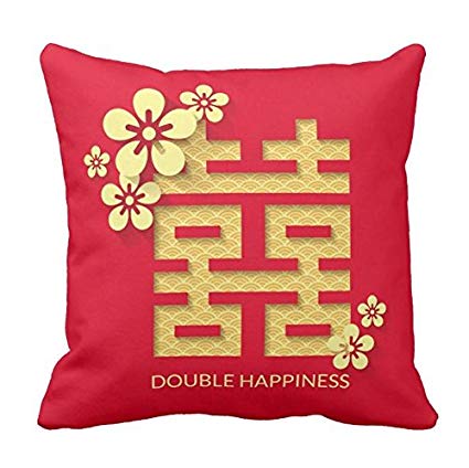 Double Happiness Vector Design Pillowcase Pillow Cover 425x424 Double Happiness Vector Design Pillowcase Pillow Cover