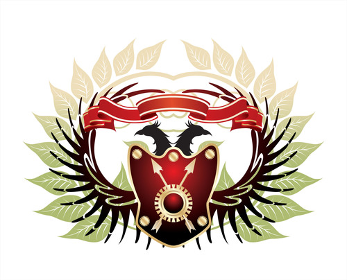 Double Headed Eagle Heraldic Sign Vector Free Download 500x404 Double Headed Eagle Heraldic Sign Vector Free Download