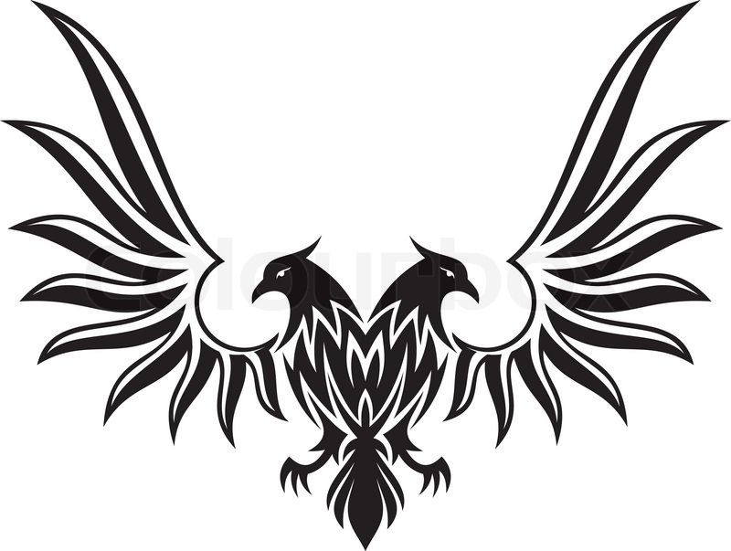 Silhuette Of Double Headed Eagle Stock Vector Colourbox 800x603 Silhuette Of Double Headed Eagle Stock Vector Colourbox