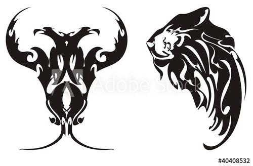 Two Headed Eagle And Head Of A Lion Symbols 500x328 Two Headed Eagle And Head Of A Lion Symbols