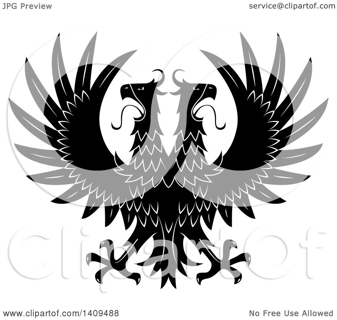 Double Headed Eagle Vector at Vectorified.com | Collection of Double ...