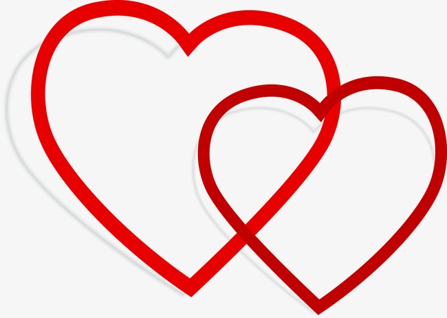 650x463 Double Heart Shape Clipart