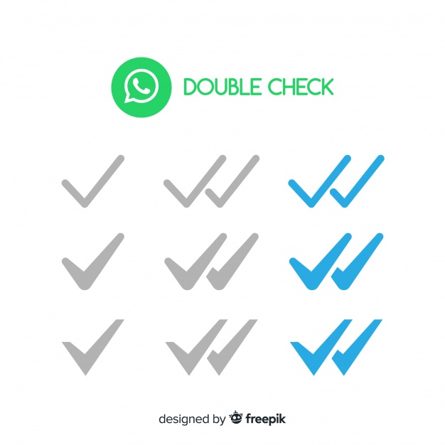 Whatsapp Double Check Design Vector Free Download 626x626 Whatsapp Double Check Design Vector Free Download