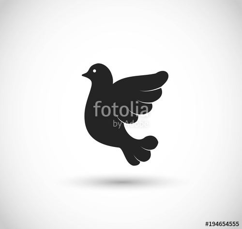 500x472 Dove Icon Vector Stock Image And Royalty Free Vector