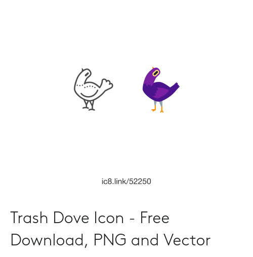 500x508 Trash Dove Icon