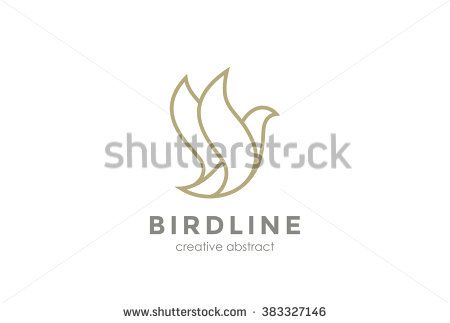 Flying Bird Logo Design Abstract Vector Template Linear Style 450x323 Flying Bird Logo Design Abstract Vector Template Linear Style