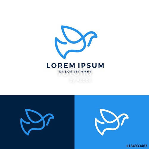 Dove Logo Vector Line Art Outline Logo Vector Download Stock 500x500 Dove Logo Vector Line Art Outline Logo Vector Download Stock