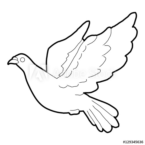 Dove Icon Outline Illustration Of Dove Vector Icon For Web 500x500 Dove Icon Outline Illustration Of Dove Vector Icon For Web