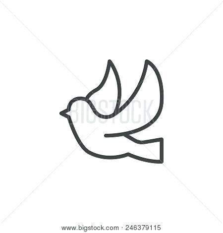 450x470 Flying Dove Bird Vector Photo Free Trial Flying Dove Bird Outline