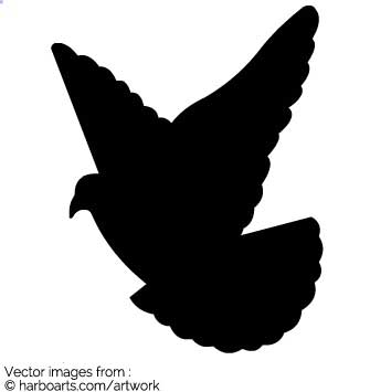 335x355 Download Flying Dove Silhouette