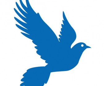 336x280 Black And White Dove Silhouette Vector Material Search Free