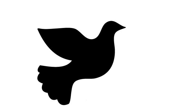 550x354 Free Dove Silhouette Clip Art Birds Vector Graphics Silhouette