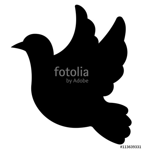 475x500 Dove Birds Silhouettes Vector Stock Image And Royalty