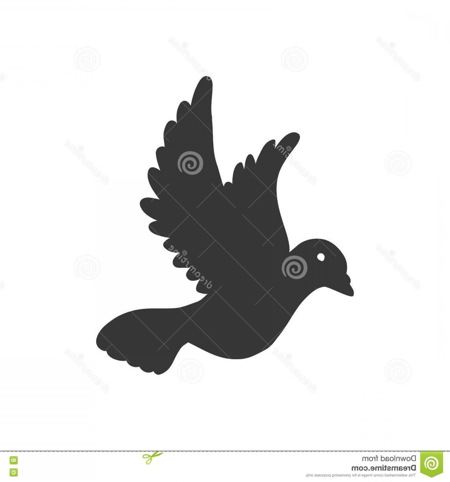 1560x1668 Dove Silhouette Vector Graphic Hoodamath