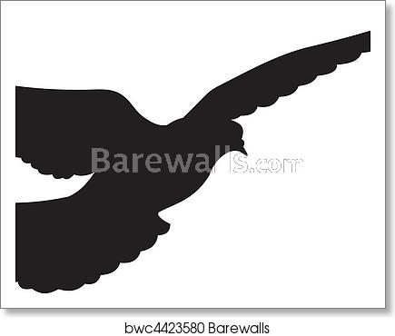 Dove Vector, Art Print Barewalls Posters Prints 435x370 Dove Vector, Art Print Barewalls Posters Prints