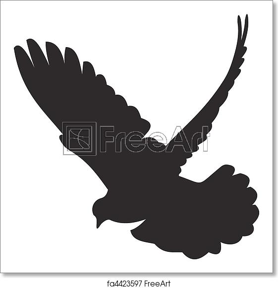 561x581 Free Art Print Of Dove Vector Bird Vector To See Similar, Please