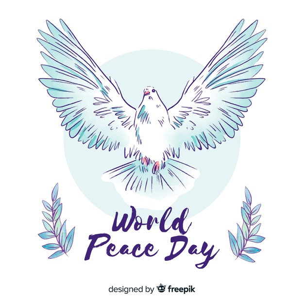 Watercolor Peace Day Background With Dove Vector Free Download 626x626 Watercolor Peace Day Background With Dove Vector Free Download