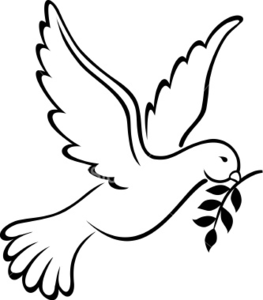 263x300 Free Clipart Dove Of Peace