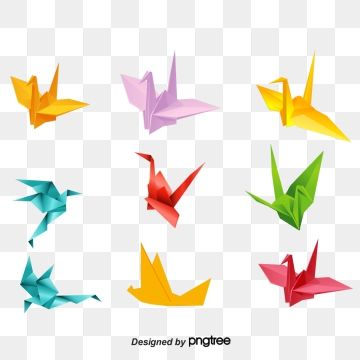 360x360 Vector Color Origami Dove, Handicraft, Origami, Pigeon