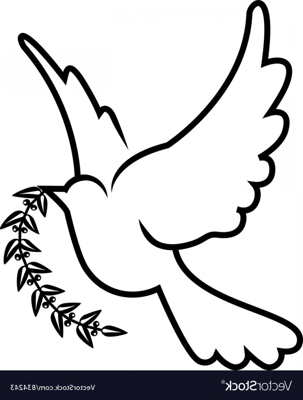 982x1296 Symbol Of Dove Olive Branch Vector Soidergi