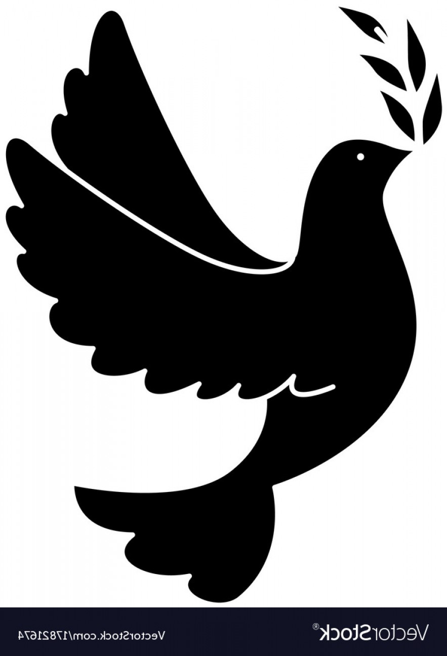 883x1296 Dove Of Peace Flying With Olive Branch Vector Soidergi