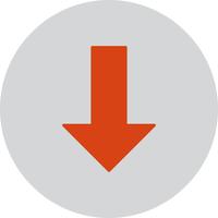 200x200 Down Arrow Free Vector Art
