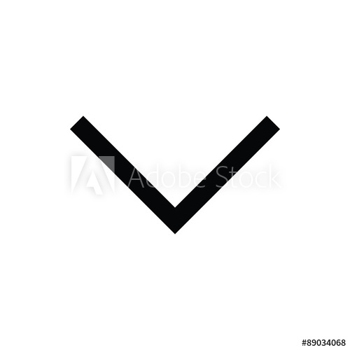 500x500 Down Arrow Vector Icon