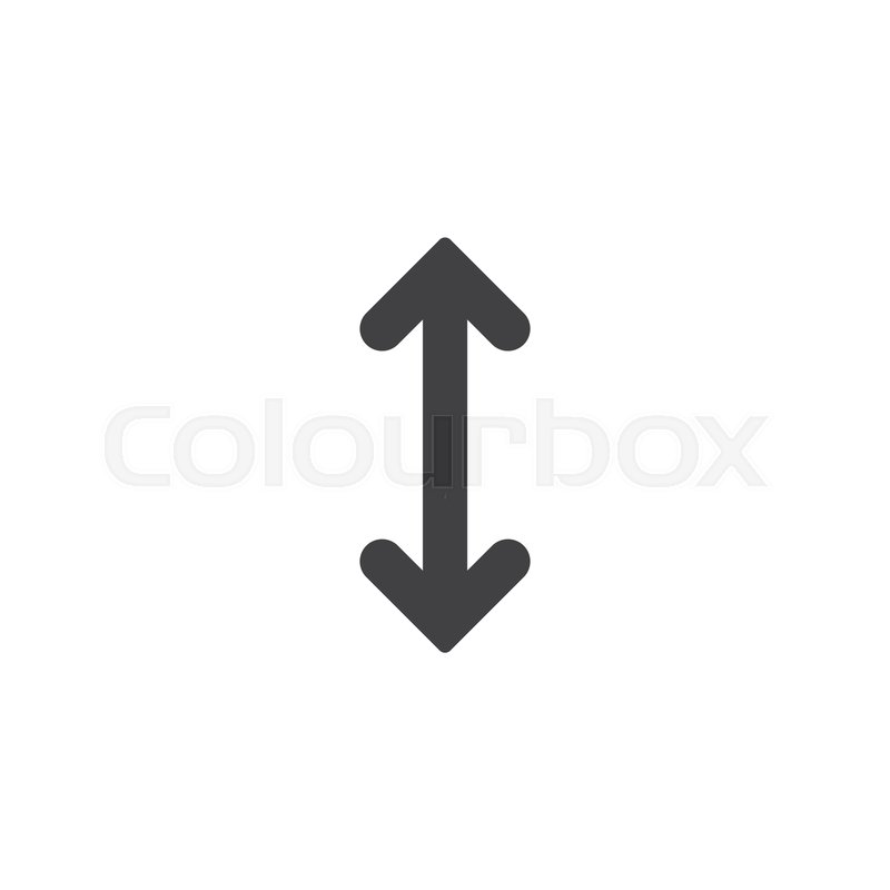 800x800 Up And Down Arrow Vector Icon Filled Stock Vector Colourbox