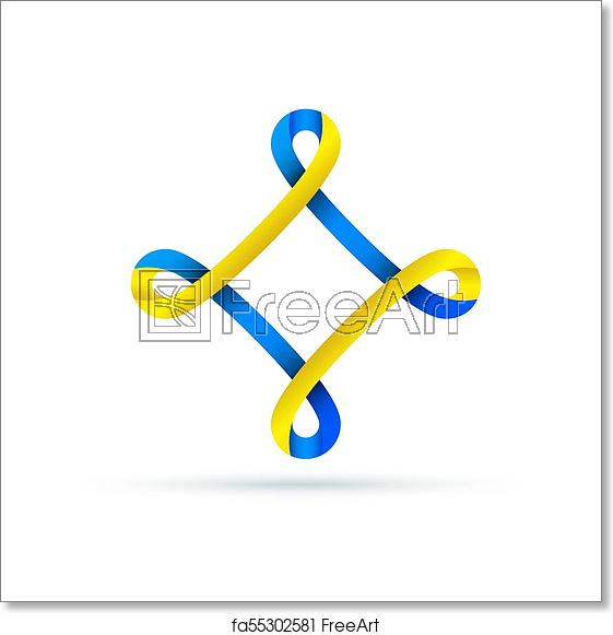 561x581 Free Art Print Of Symbol Of World Down Syndrome Day Vector