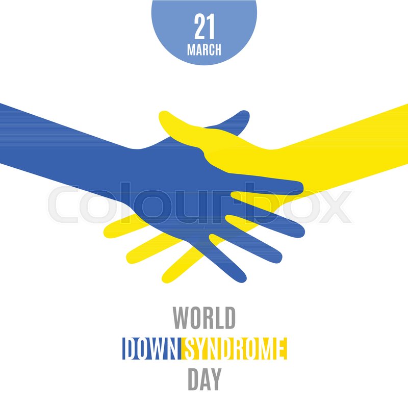 800x800 World Down Syndrome Day Poster Stock Vector Colourbox