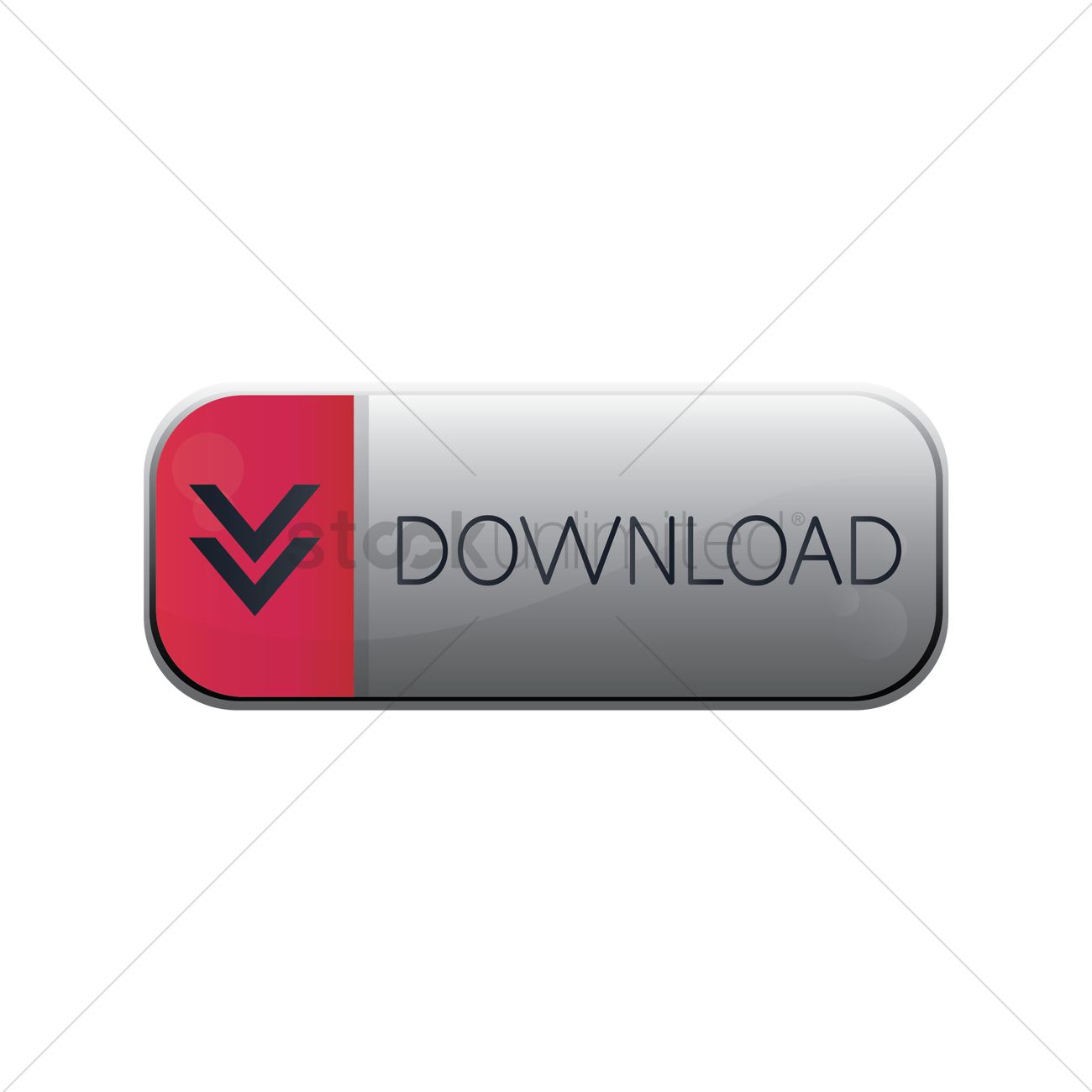1300x1300 Download Button Vector Image