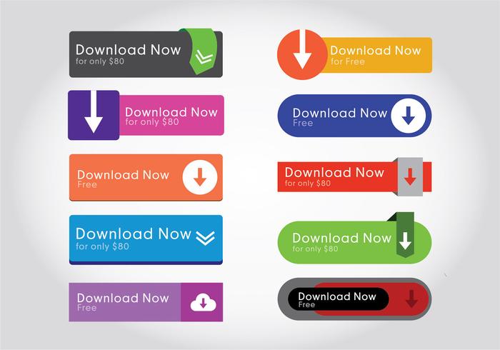 700x490 Download Button Vectors