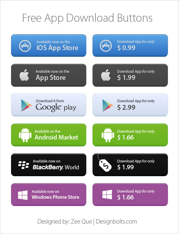 600x785 Free App Store Market Download Buttons Pngs Vector