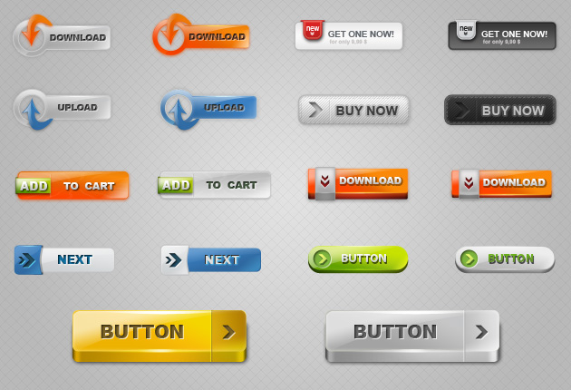 630x430 Free Download Button Vectors