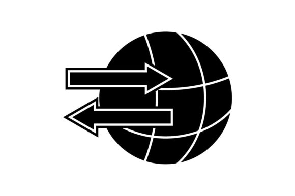 580x386 Export Import Icon Vector Graphic