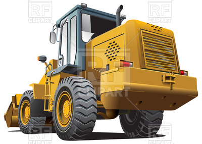 400x285 Pale Loader, Dozer Vector Image Of Transportation Vectorroom