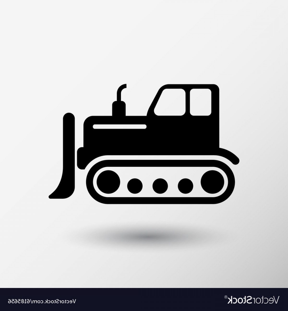 1200x1296 Crawler Dozer Tractor Icon Button Logo Symbol Vector Soidergi