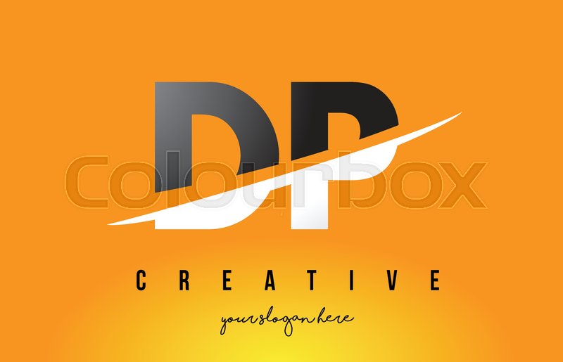 800x515 Dp D P Letter Modern Logo Design With Stock Vector Colourbox