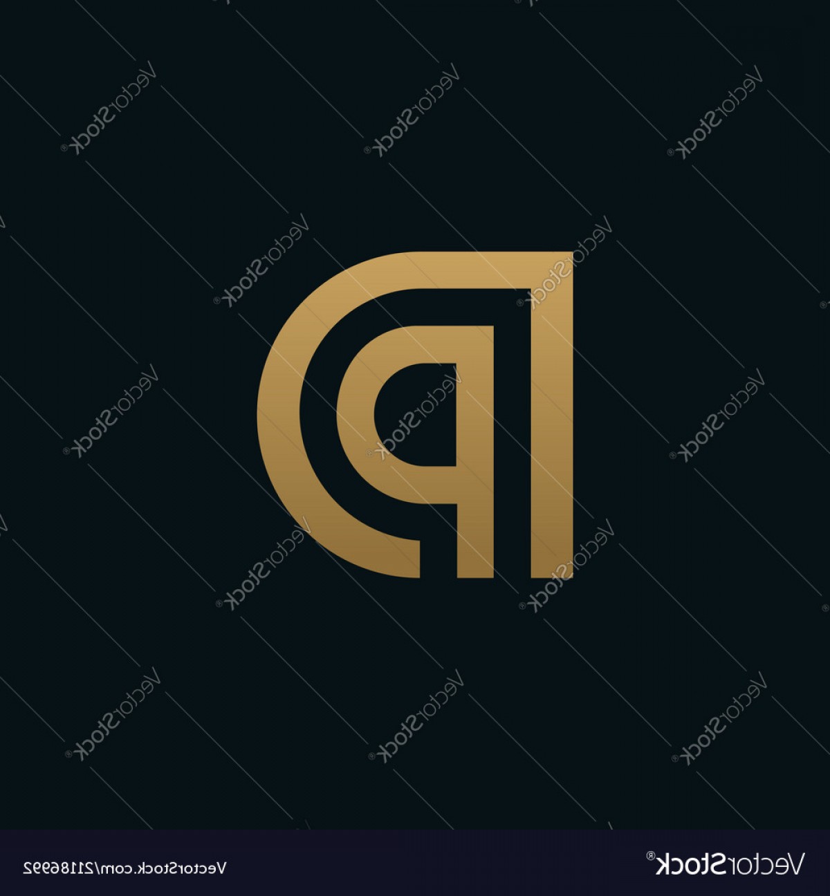 1200x1296 Luxury Letter D And Letter P Logo Pd Dp Initial Vector Wallkeeper